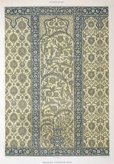 Tiled Panel from Mosque of Ibrahym Agha, from 
